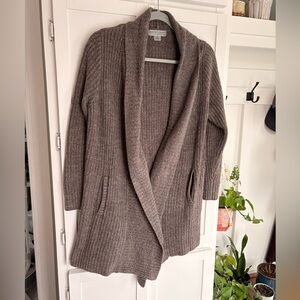 Barefoot Dreams brownish gray Women's Cardigan size M